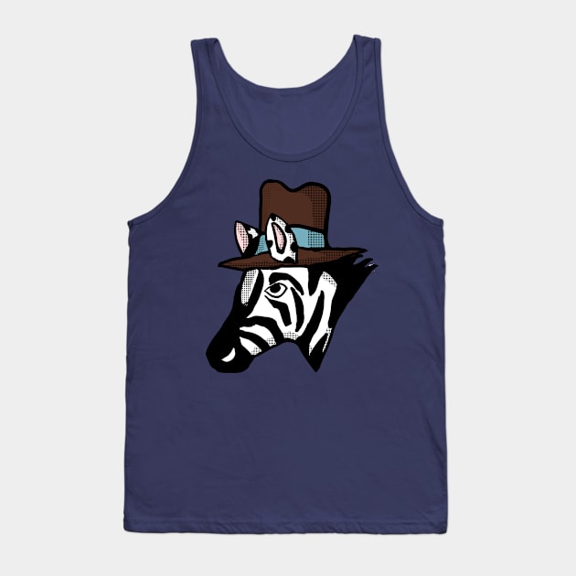 Cowboy Zebra Tank Top by Eric03091978